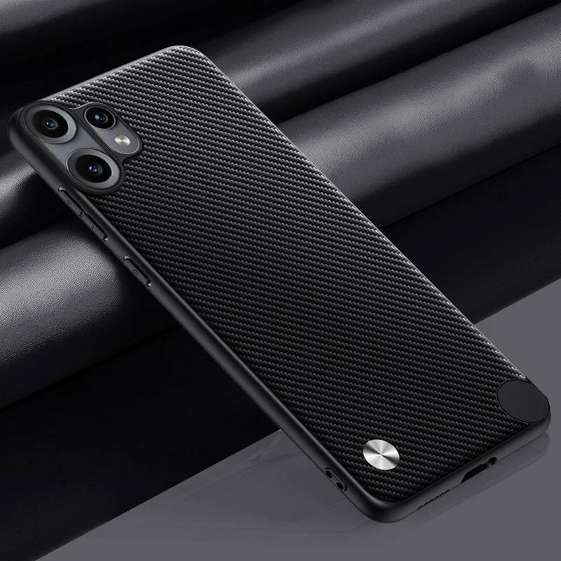 

Матовий силіконовий однотонний чохол з ПУ шкіри для Nothing CMF Phone 2 Pro Захист камери Ударостійкий чохол-бампер для CMF Phone 2Pro For CMF Phone 2 Pro матовий чорний колір