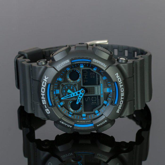 ZEGAREK MĘSKI CASIO G-SHOCK GA-100-1A2ER (zd135b) + BOX