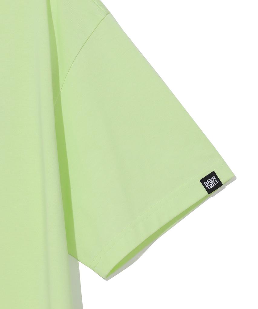 BEENTRILL Roller Painting Hashtag T-Shirt (Neon Yellow)