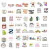 50 Text ABA Graffiti Sticker Sticker Pack Suitcase Water Cup Notebook Ins Creative Stickers