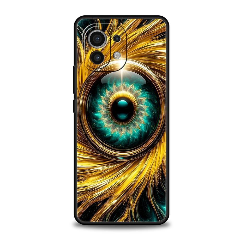 Fashion Eyelashes Eyes Phone Case Cover for Xiaomi Mi 17 15 14 13 12 11 Ultra 15T 14T 13T 12T 11T Pro Lite 5G Soft TPU Shell Bag