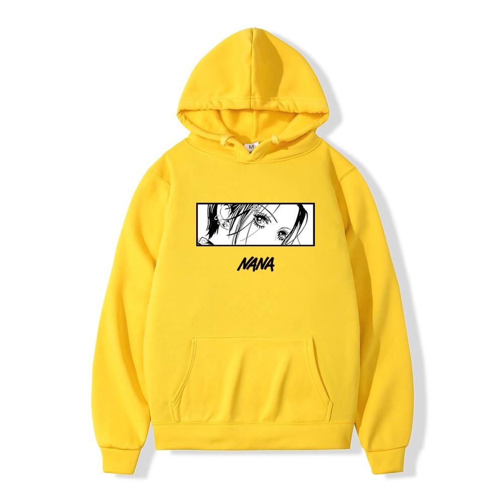 

Нана Осаки толстовки аниме унисекс с принтом уличная одежда унисекс женская повседневная мода большие толстовки с капюшоном пуловеры в стиле Харадзюку одежда XL