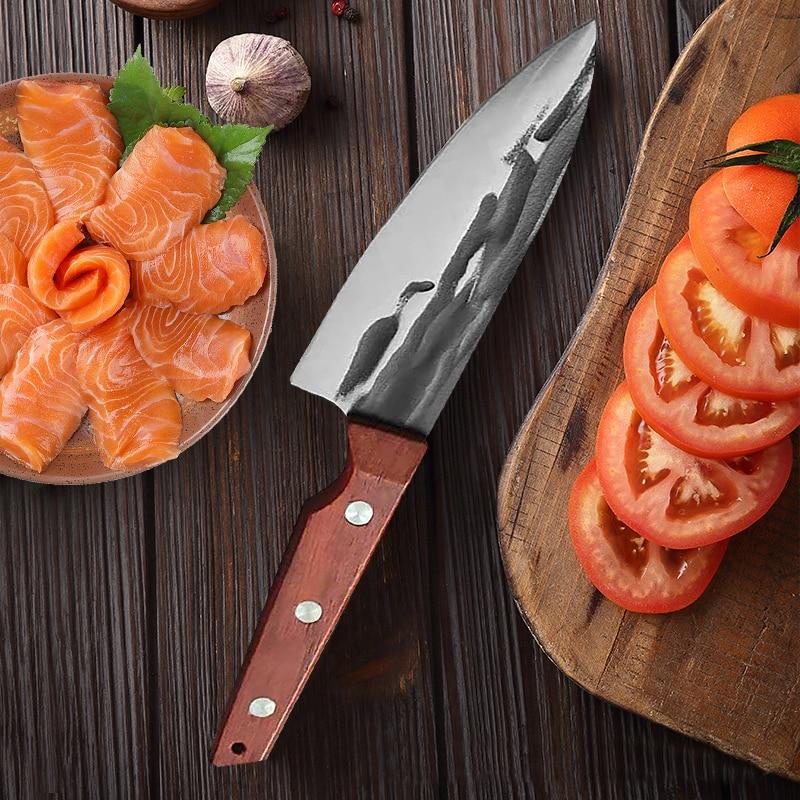 Stainless Steel Kitchen Knife Meat Cleaver Slicing Knife Vegetable Fruit Knife Kitchen Tool