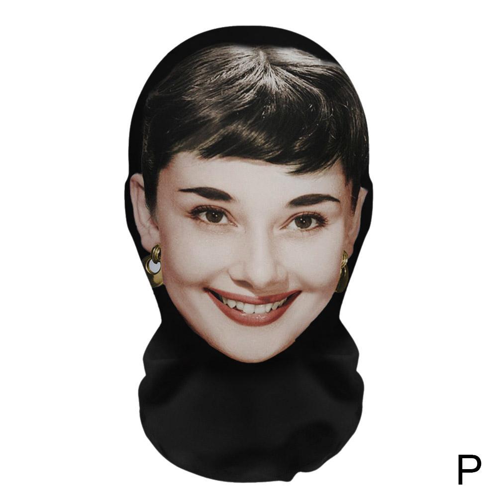 Mască Balaclavă Pălărie 3D Mască Facială Parodie Spectacol Glumă Echipament pentru Cap Mască Facială Seamless Kanye Față Celebritate Glugă Hip Hop