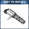 INFINAUTO Engine Variable Valve Timing VVT Solenoid for Toyota Prius C 2012-2019 Silver Tone 1 Pcs