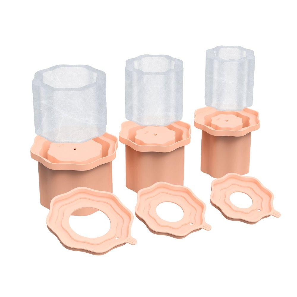 Silicone Silicone Ice Molds with Lid Ice Cube Maker Mold for Stanley Cup 20-40oz