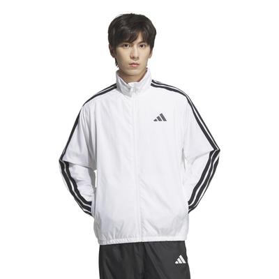 Adidas Windbreaker Jersey White Size M Men's 3-Stripes Top, Must-Have, (KA1290), (HY034)