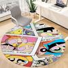 1pc Powerpuff Girls Office Round Area Rug, Under Office Chairs Bedroom Living Room Home Decor, Room Decoa1022136
