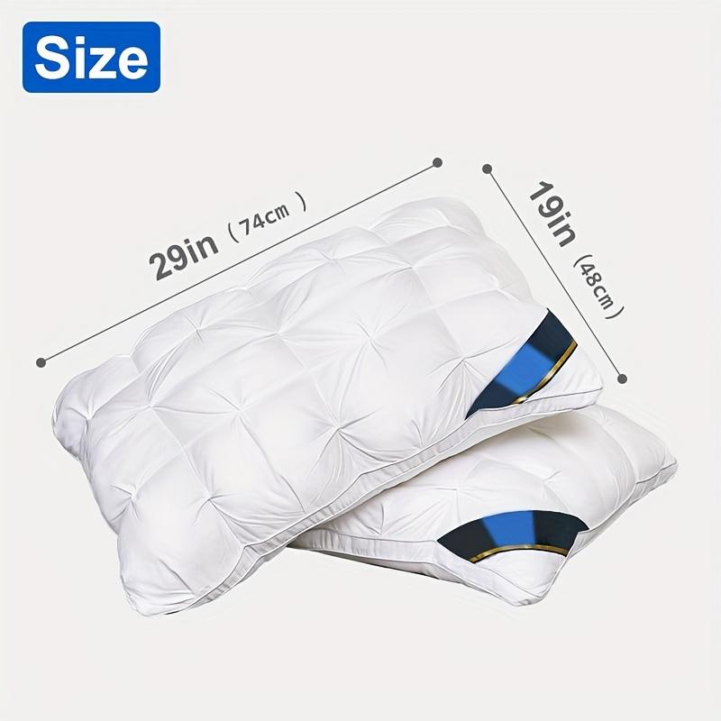 Deep Sleep Neck Support, Four Seasons Does Not Collapse High Pillow Core, Hypoallergenic Polyester Fiber Sleeve, Machine Washable, Pillow Core