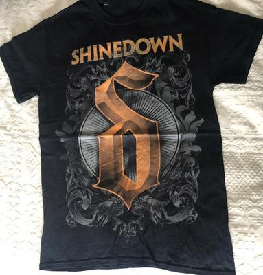 Shinedown UK podzimní turné 2013 Krátký rukáv Bavlna Černá Všechny velikosti Tričko AH1004 Unisex Tričko