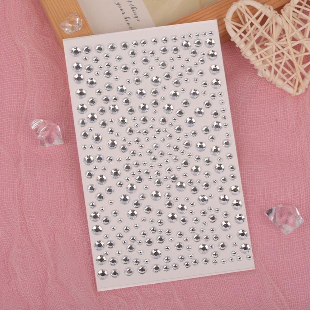 Fashion Rhinestone Stickers Mixed Disposable Tattoo Stickers 3D Face Jewelry Stickers  Party