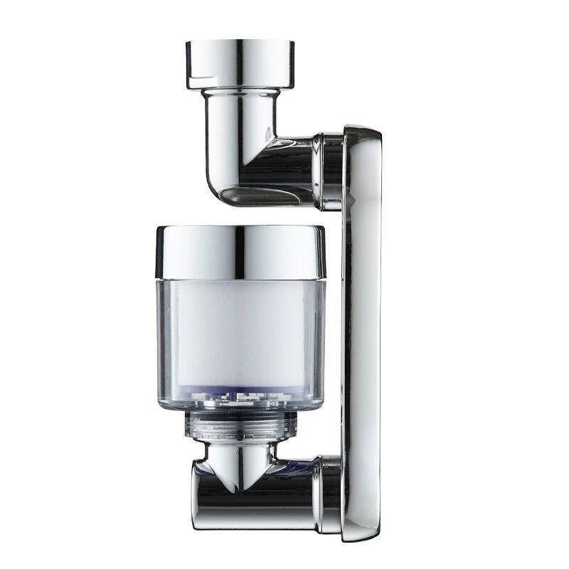 1080° Rotation Filter Nozzle Splash Proof Universal Faucet Household Kitchen Tap Washbasin Faucets Bubbler Nozzle Robotic Arm
