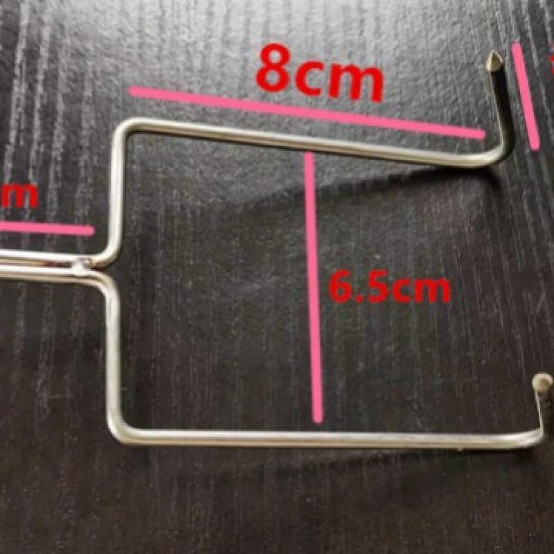Stainless Steel Double Chicken Hook for Roast Duck & Pork Belly - Oven Accessories
