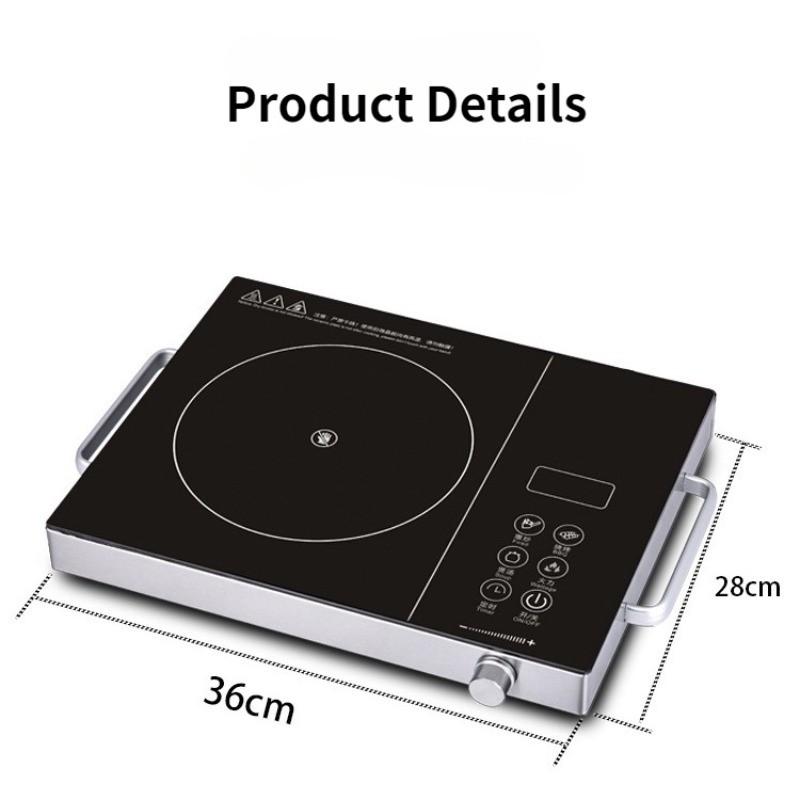 

Многофункциональная бытовая настольная индукционная плита высокой мощности для кухни, приготовления пищи, керамическая посуда, электрическая керамическая плита