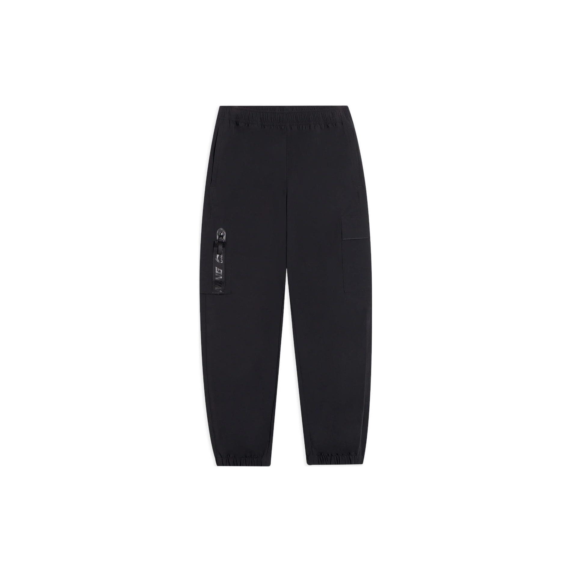 Li-Ning Logo Print Classic Cargo Pants Black Men s AYKS833-2 M