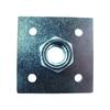 DAIDOHANT Plate Nut M16 Steel with Trivalent Chromate 90x70mm Hardware for Furniture and DIY Fastener 10102610
