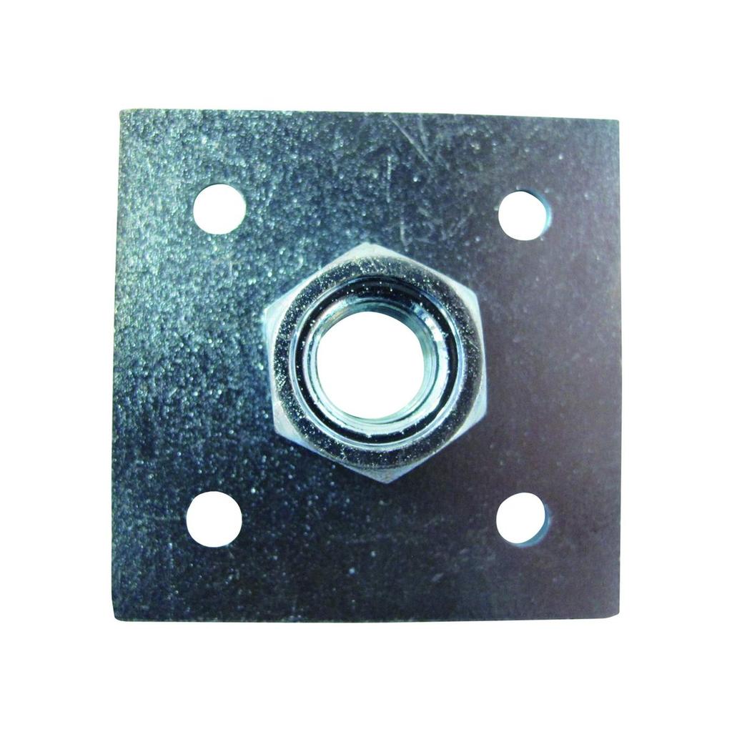 DAIDOHANT Plate Nut M16 Steel with Trivalent Chromate 90x70mm Hardware for Furniture and DIY Fastener 10102610