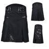 Eleganter mittelalterlicher schottischer Herrenkilt für authentische Vintage-Cosplay-Kostüme