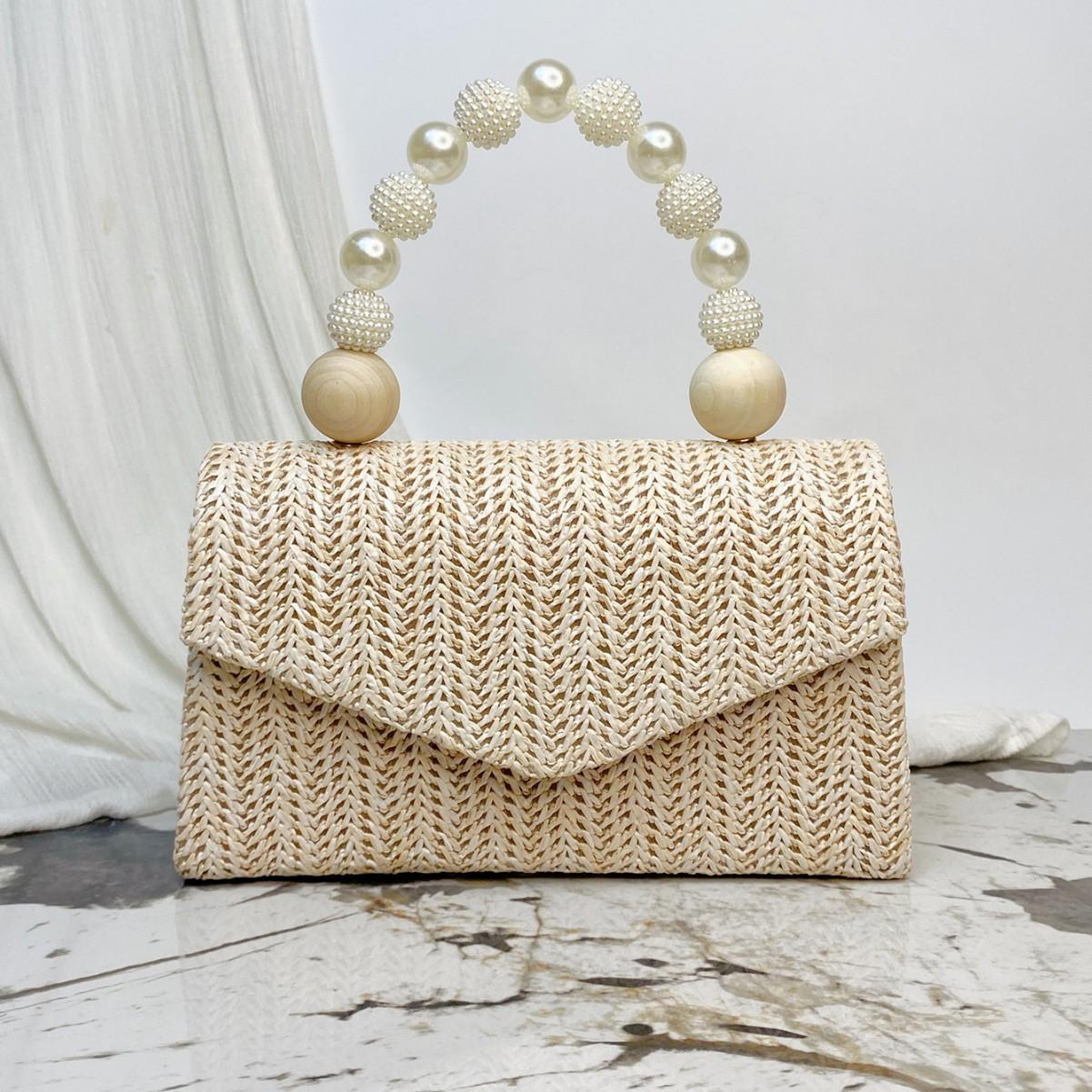 

Сумки, сумки для ужинов, новые соломенные женские сумки, сумки с жемчугом, новые женские сумки-мессенджеры, высокое качество 22*13*6