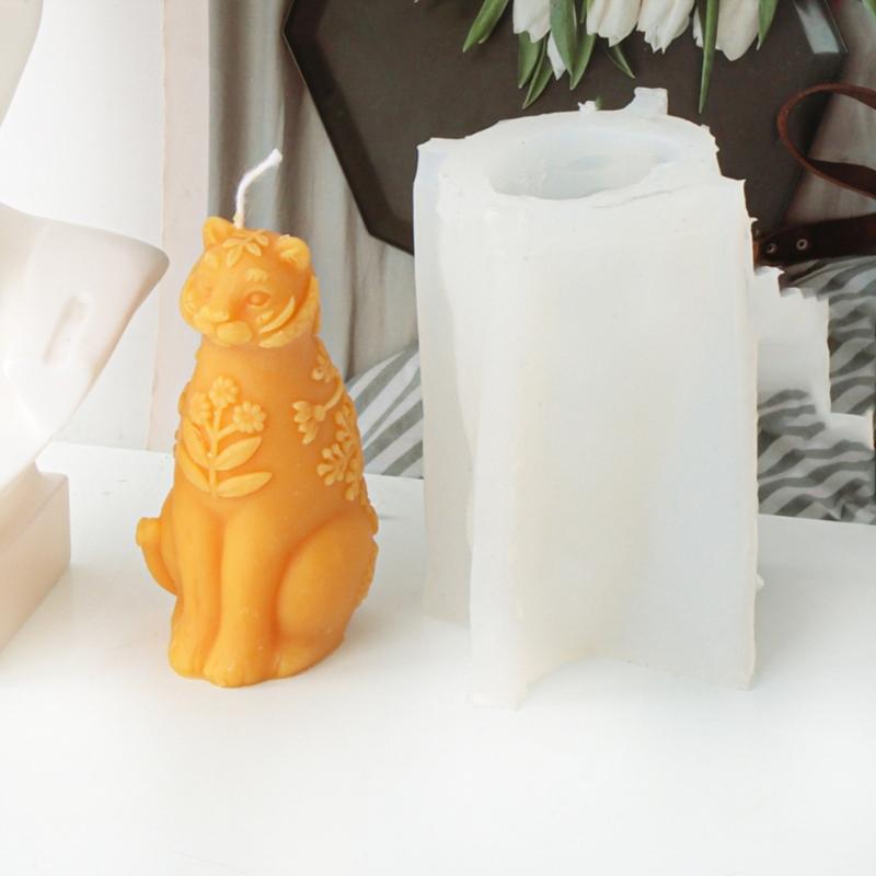 Candle Making Silicone Moulds Crafting Moulds Animal Shape Soap Moulds Silicone Texture Ornament Moulds for Hand-Making
