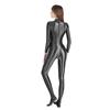 Diving Suit for Also Nylon Swimwear with Legs [AMORESY] Shiny, Full-body Skin-on Competitions. Available (dark Gray, XL)