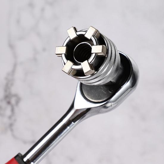 Multi-Function Universal Socket Torque Ratchet Torque Wrench Tool Adjustable High Wrench Adapter Maintenance Tool
