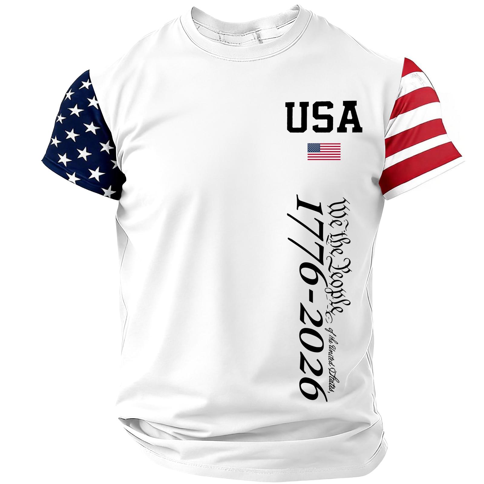 

Men s Casual Round Neck Lightweight Breathable Short-Sleeve Top XL білий