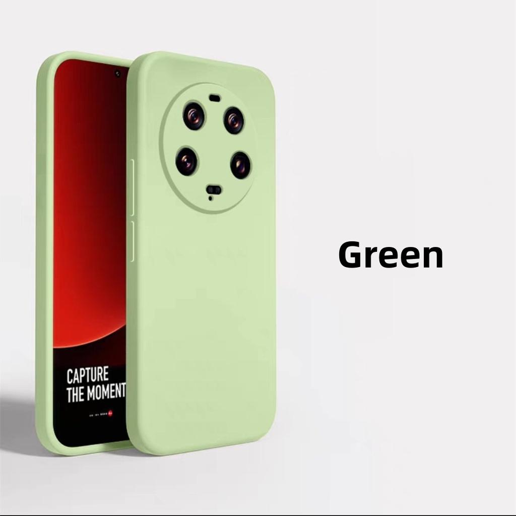 For Xiaomi 14 Ultra Liquid Silicone Case Xiaomi 14 Ultra Cover Funda Coque Soft Camera Protector Back Bumper For Xiaomi 14 Ultra