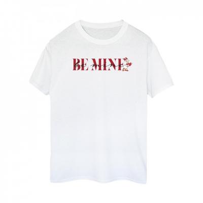 Womens/Ladies Be Mine Daisy Duck Cotton Boyfriend Valentine T-Shirt