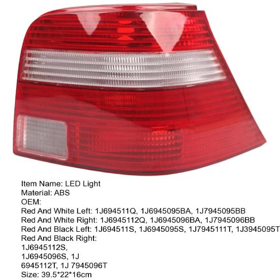 LED-Heckleuchte Direkter Ersatz für Modelle 1999-2005 LED-Brems- und Blinkleuchten Einfache Montage Autosicherheit Heckleuchte