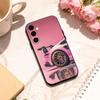 Pink S-Sports C-Car Rear Pattern   phone Case For Samsung Galaxy A73,A72,A71,A70,A53,A52,A51,Others Soft Black Shell