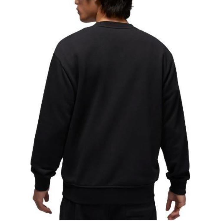 Jordan Sweatshirts Men's Black Crew Neck Moderate Regular BQ2941-010