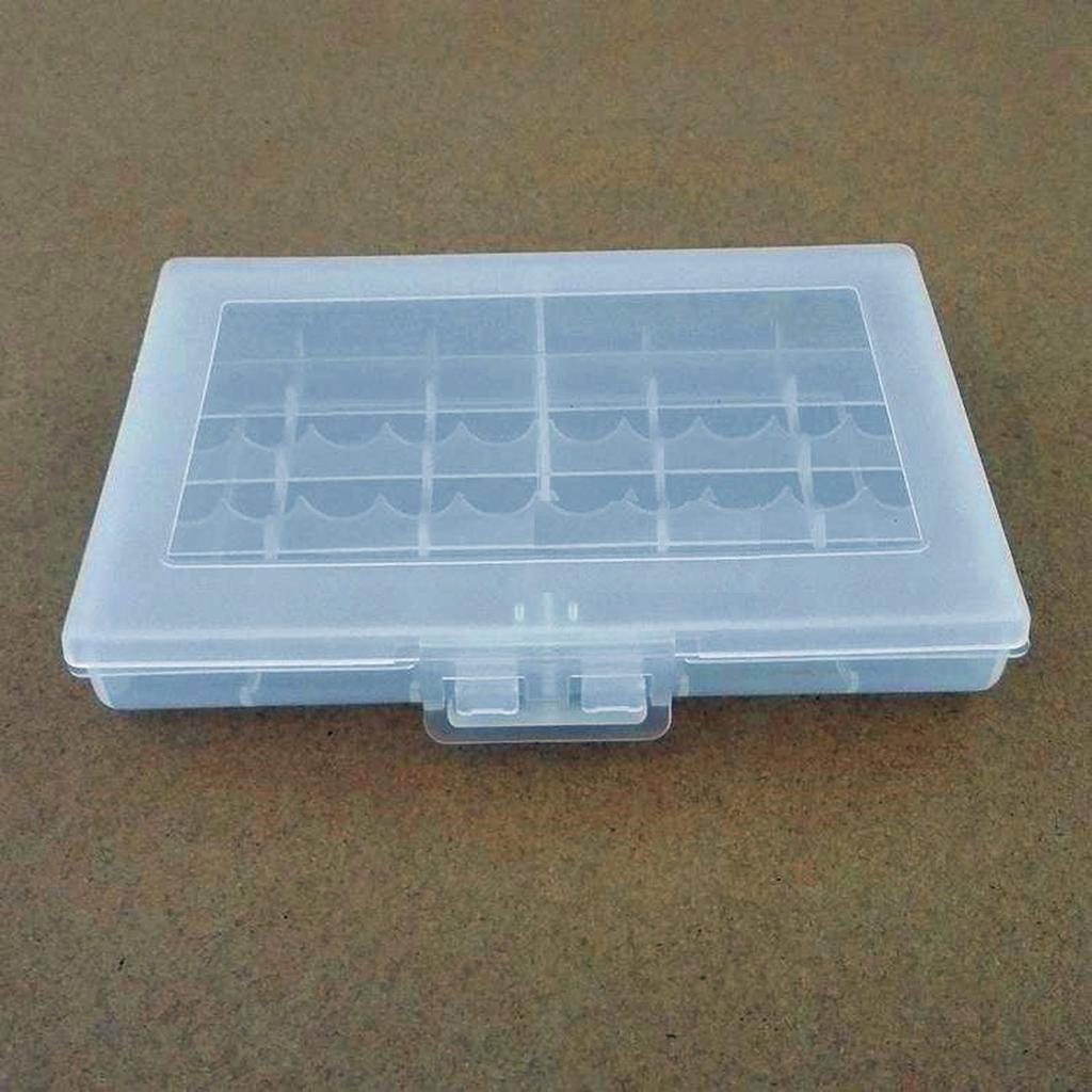 Caixa de Bateria Portátil Material PP Com Espaço de Armazenamento Seguro Para Baterias 2A 3A