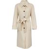 Women's Pure Wool Relaxed Fit Belted Coat