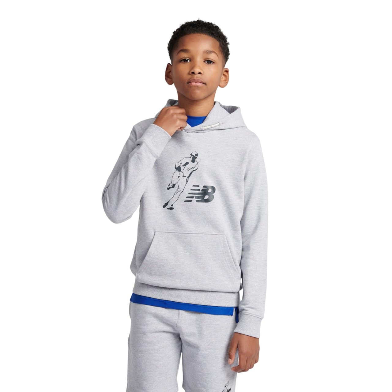 

[New Balance] Толстовка с капюшоном Shohei Otani Junior Graphic Hoodie Always on Logo (LAKB0352) Мальчики AGT (Эш Хизер) 155