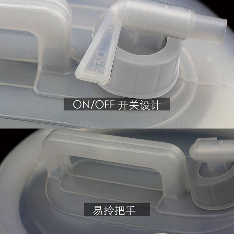 PE Folding Kettle Plastic Water Bag  Outdoor Camping Bucket