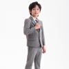Spring/Summer Academy Style School Uniforms for Boys & Girls - Gray Set for Children's Day Performance