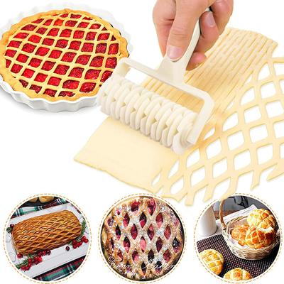 Biscotto Torta Pizza Pane Pasta Sfoglia Rullo Taglierina Strumenti da Forno Pirofila Taglierina per Pizza e Pasta Sfoglia Creatore di Torte Accessori per Pasticceria