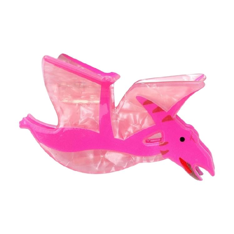 Delicate Acrylic Dinosaur Design Hair Clip Fashion Dinosaur Barrettes Hairpiece Hair Accessory For Everyday Use