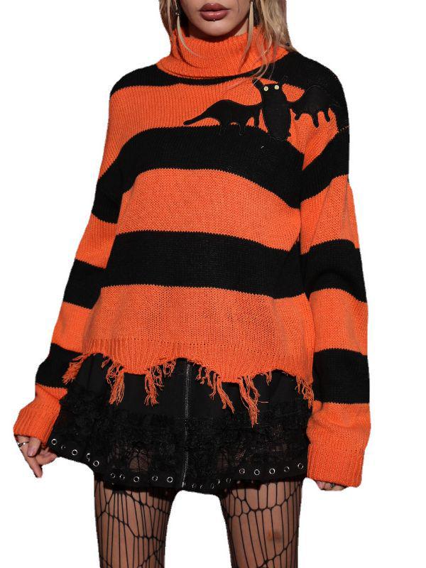 2023 European & American Women's Knit Halloween Sweater