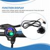 BAAU 24V 36V 48V 60V 72V Electric Scooter Ebike LED Display Speed Meter Dashboard Instrument Bicycle Accessories 6pin