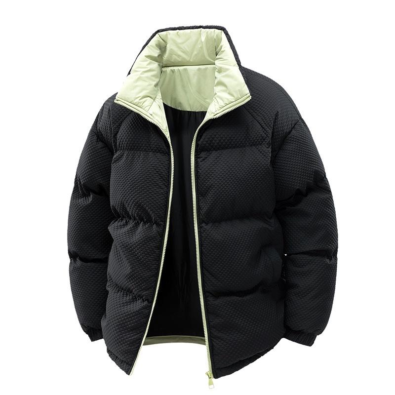 Stand-collar Cotton Jacket for Men and Women In The Same Style for Winter New Loose Warm Cotton Jacket Casual Thickened Cotton Jacket