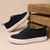 2025 one-pedal men's shoes summer breathable canvas shoes men's casual shoes trend versatile board shoes thin cloth shoes