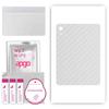 apgo Protective Skin Sticker for the Back Compatible with Apple iPad 2022, Wrap Film, Foil, Vinyl - Pattern Transparent Carbon