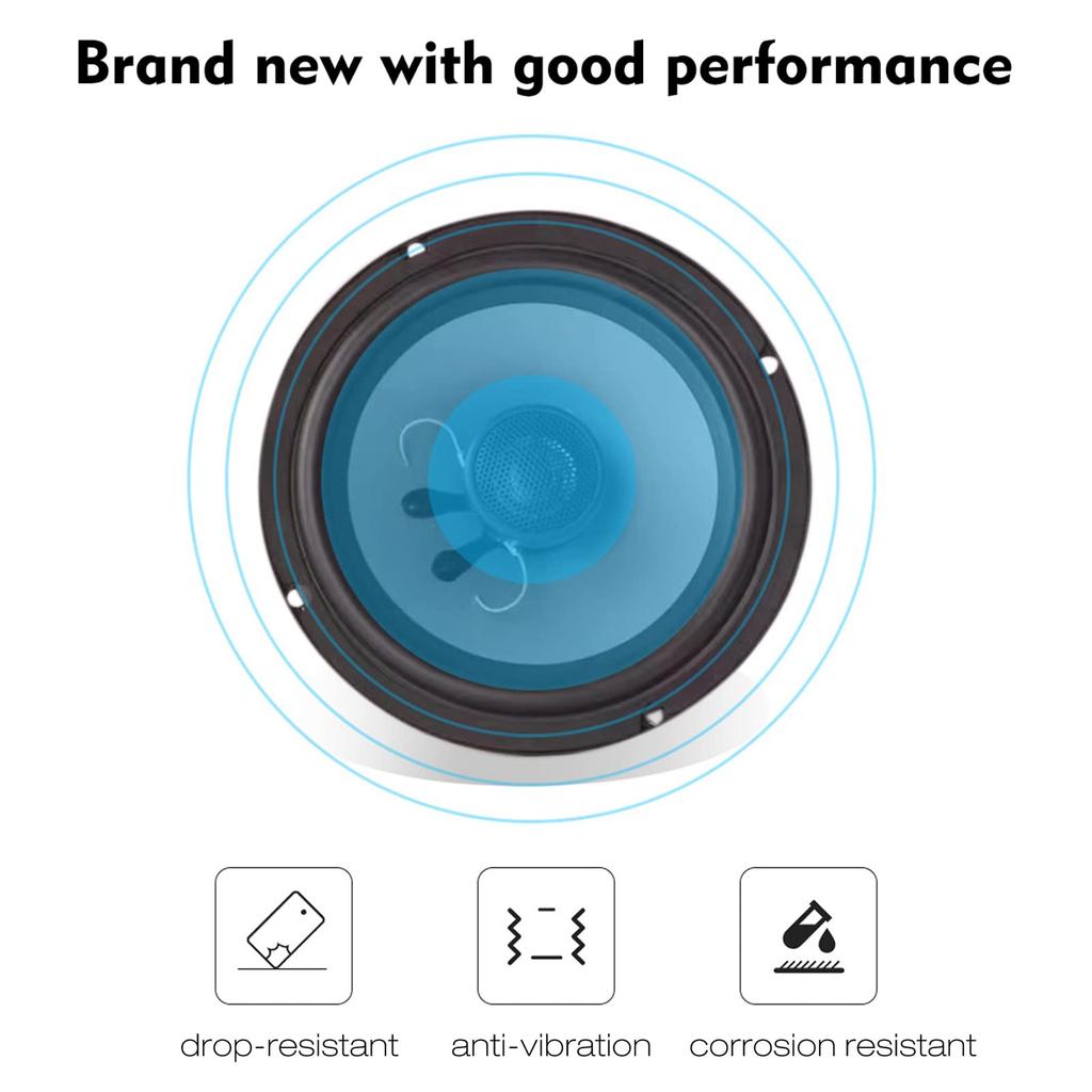 GoolRC 1 Pair Universal Audio 40W Power Reference Inch Car Horn Stereo Audio Coaxial Speaker System 6.5