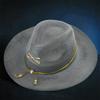 Elegant Panamas Hat WovenBelt Cowboy Hat Unisex Theme Party Costume Fedoras Hats