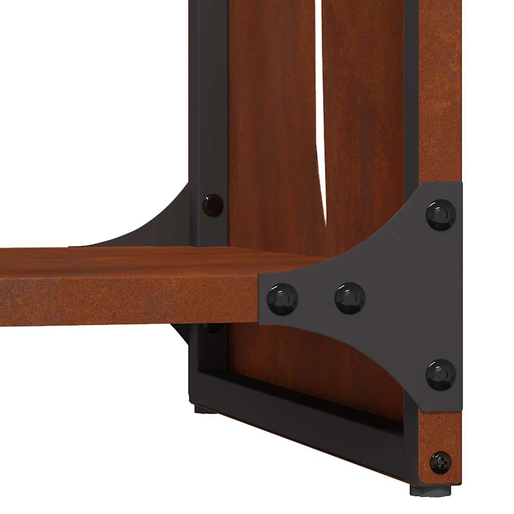 Firewood Rack 40 x 30 x 80 cm Weatherproof Steel