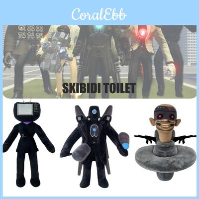 Skibidi Tuvalet Peluş Yumuşak ve Rahat Dolgulu Oyuncak Çocuklar İçin 30cm Yükseklik