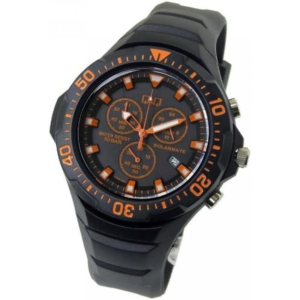 

CITIZEN QQ [Citizen QQ] [QQ] Часы Solar Chronograph Watch H034 005 Orange Mens [Отечественные оригинальные]