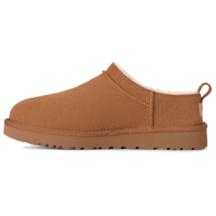 

UGG Классическое наследие Кожа спилка коровы Прочные Повседневные Модные Ботильоны Зимние ботинки Женские ботинки Каштановые 1173891-RYK 38